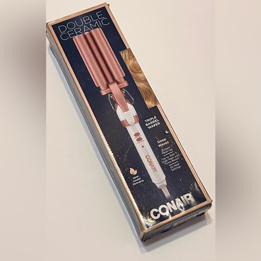 Conair double ceramic like new hair waver with multiple heat settings easy waves